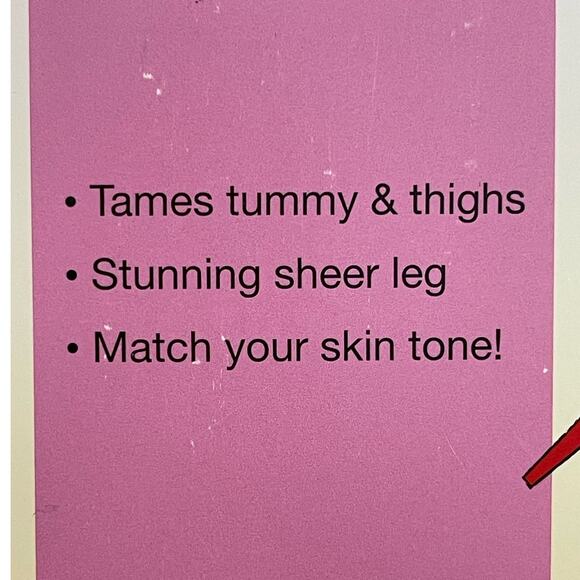 Assets by SPANX Shaping Pantyhose Tames Tummy and Thighs Black 2 Pair Size 1 NEW - Picture 3 of 5